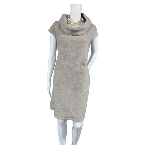 The NWT Cynthia Rowley Mohair Wool, Blend Oversized Sweater Dress in Size L - Picture 2 of 12